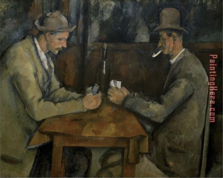 Paul Cezanne Les Joueurs De Cartes